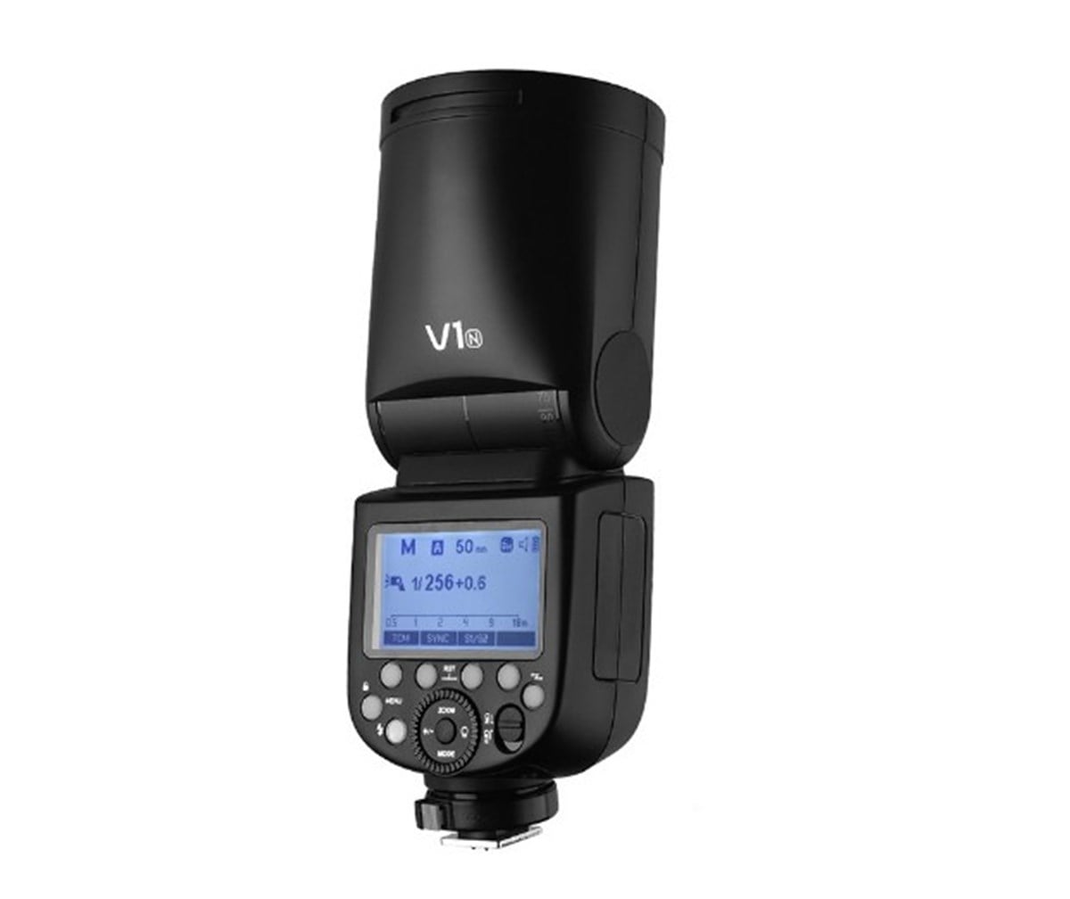 Godox V1 Nikon Uyumlu Yuvarlak Kafa Flaş