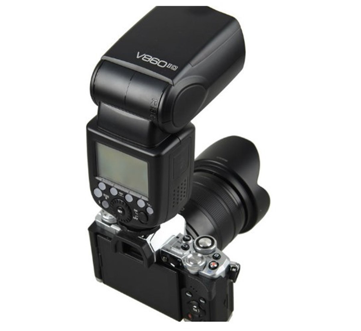 Godox V860II- Olympus-Panasonic Uyumlu Tepe Flaşı