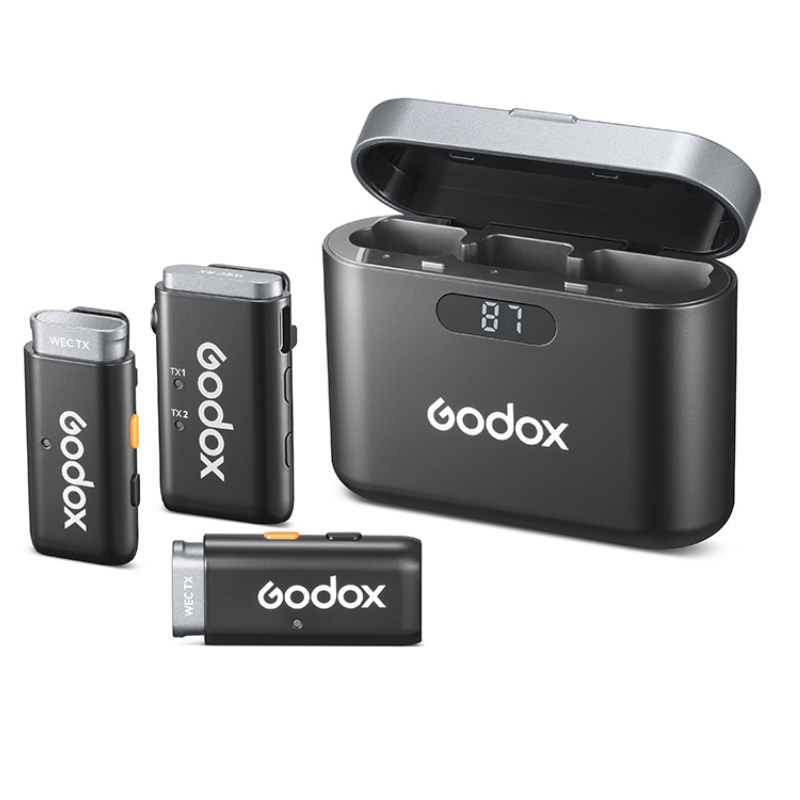 Godox WEC Kit2 2'li Kablosuz Yaka Mikrofonu