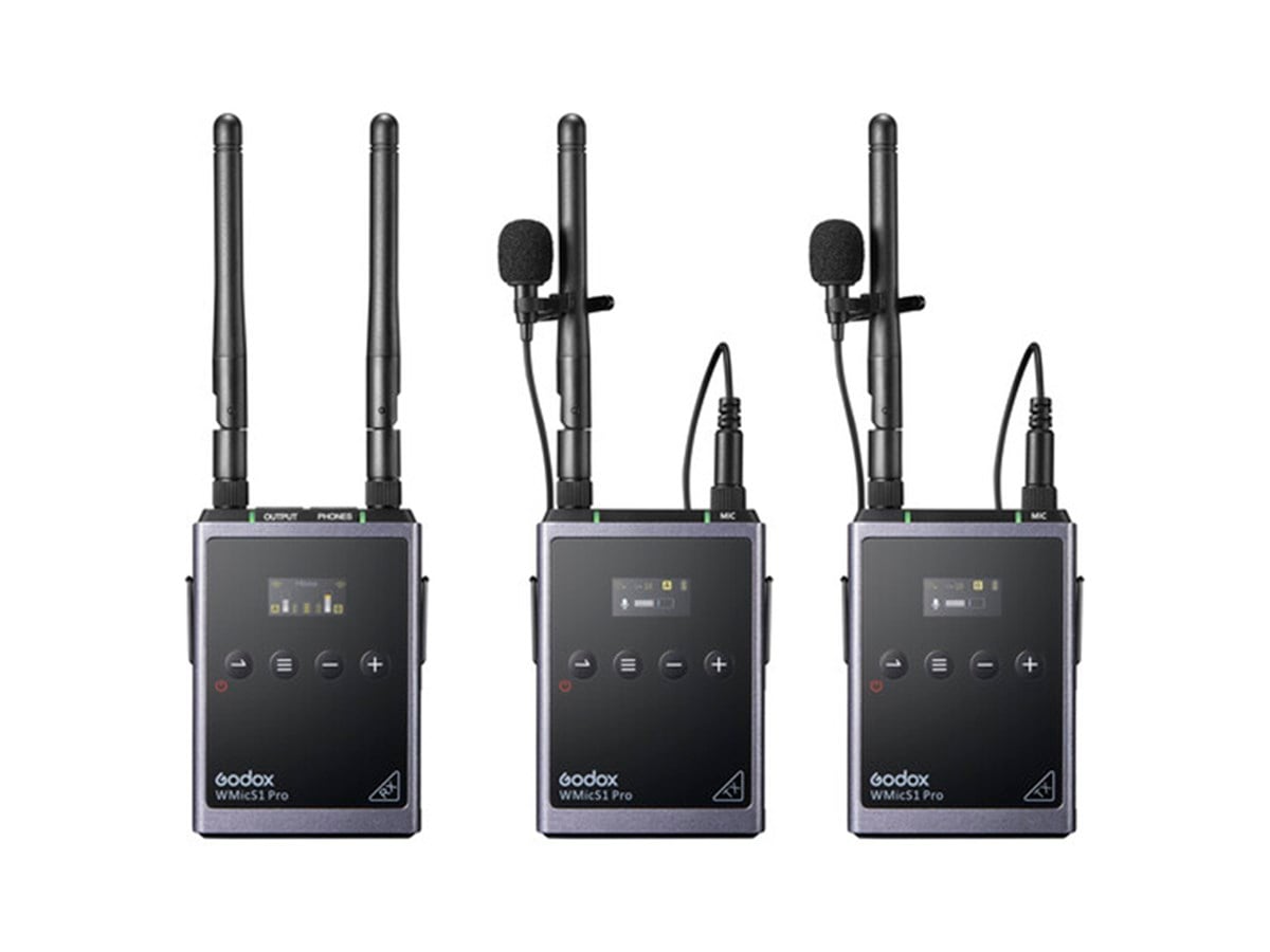 Godox WMicS1 Pro Kit2 Telsiz Mikrofon