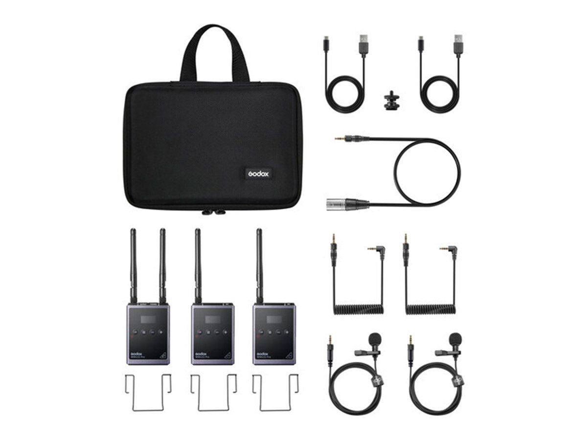 Godox WMicS1 Pro Kit2 Telsiz Mikrofon