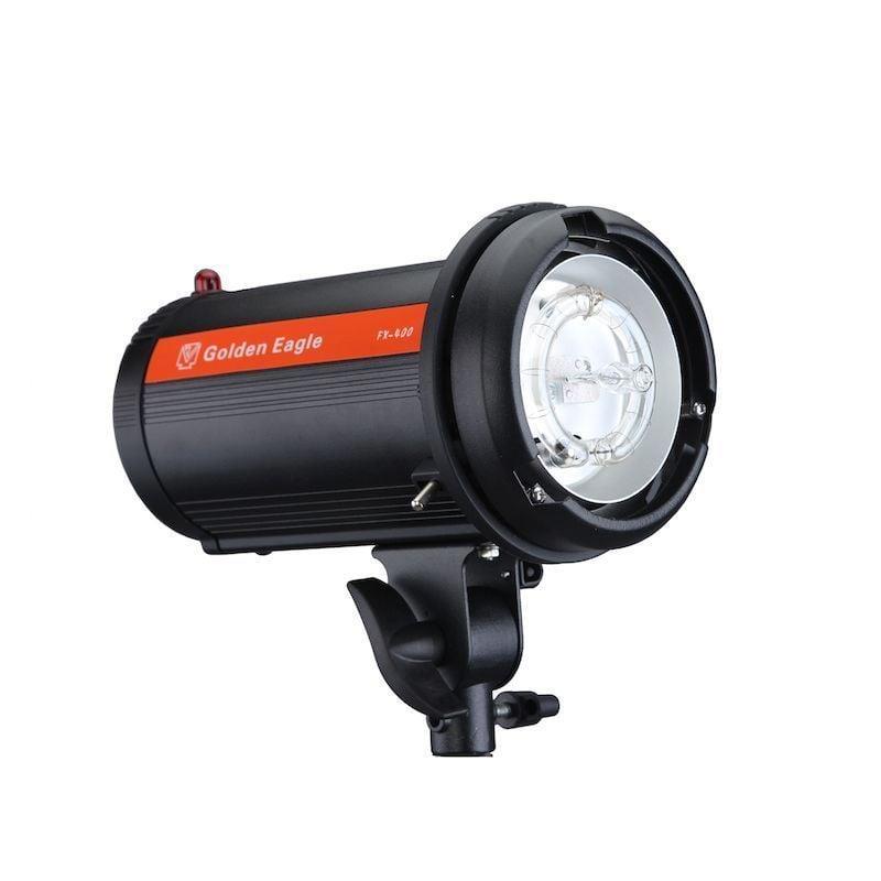 Golden Eagle FX400 400W 3 Lü Paraflaş Set Çantalı