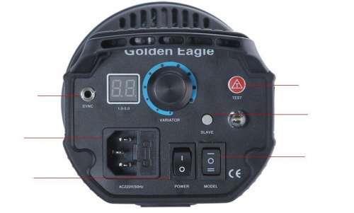 Golden Eagle L6 600W Ekonomik 3 Lü Paraflaş Set Çantalı