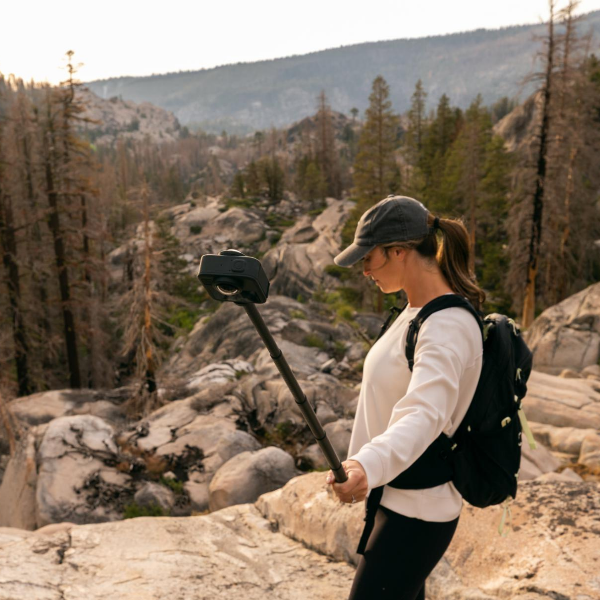 GoPro 1 Metre Ultra Hafif Karbon Fiber Uzatma Çubuğu