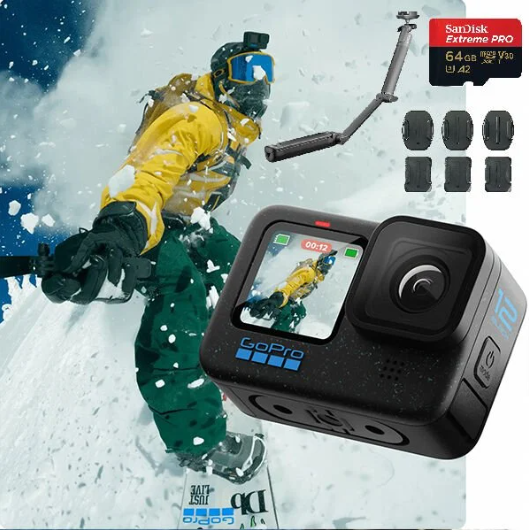 GoPro HERO 12 Black Snowboard Seti