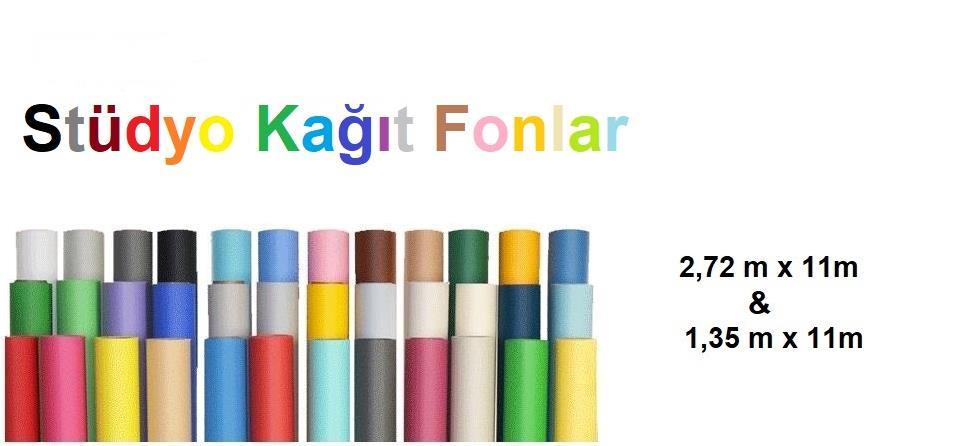 Grace Stüdyo Kağıt Fon 2,72 m x 11m - Black 44