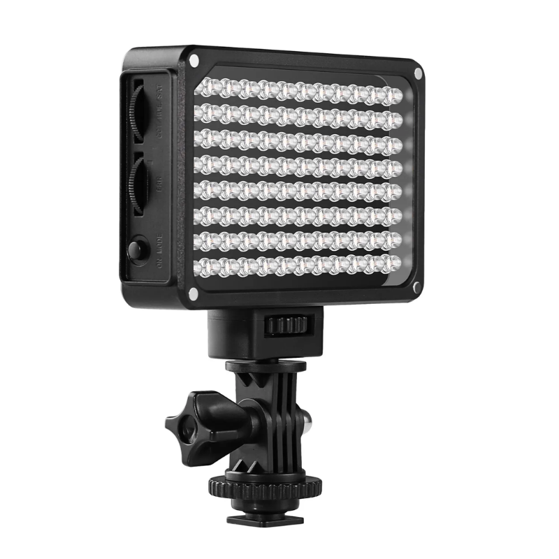 GVM 5S Bi-Color Kamera Üstü Dahili Akülü Mobil Led Işık (12x8cm)