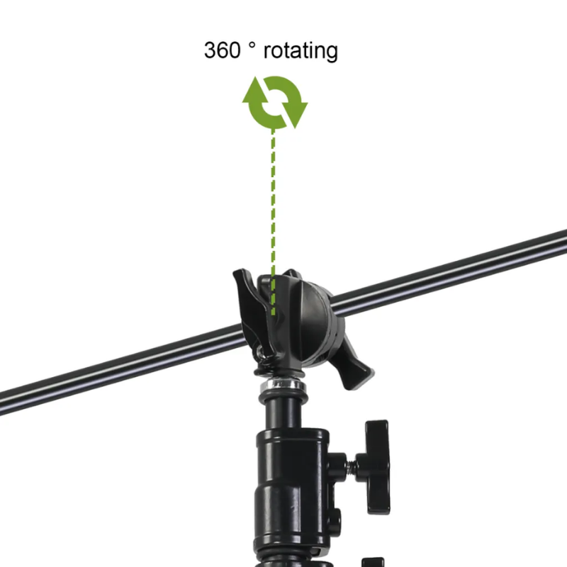 GVM C320 320cm C-Stand & Grip Arm Kit(130cm) (Siyah) 