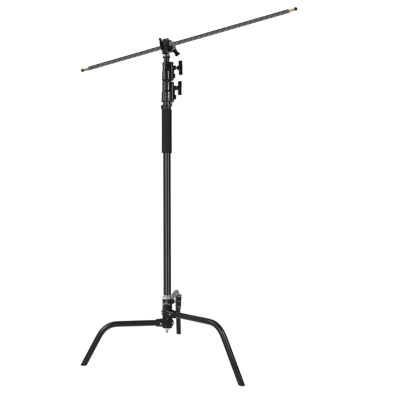 GVM C320 320cm C-Stand & Grip Arm Kit(130cm) (Siyah) 