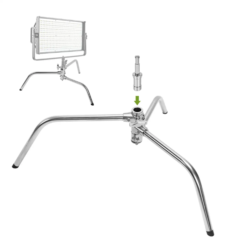 GVM C330 320cm C-Stand & Grip Arm (130cm) Kit (Çelik) 