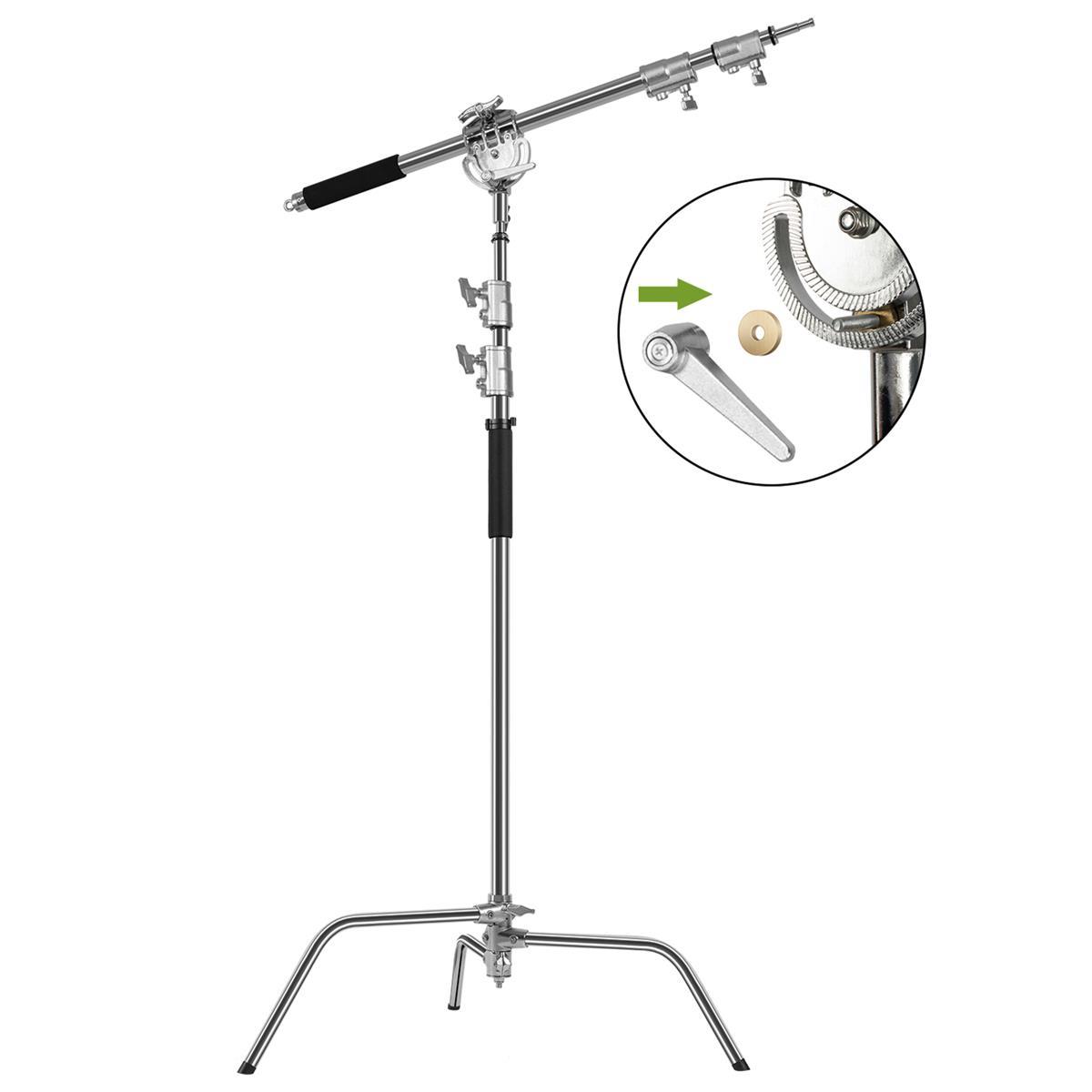 GVM C360 10.5' Turtle Base C-Stand and Cross Arm Boom Kit