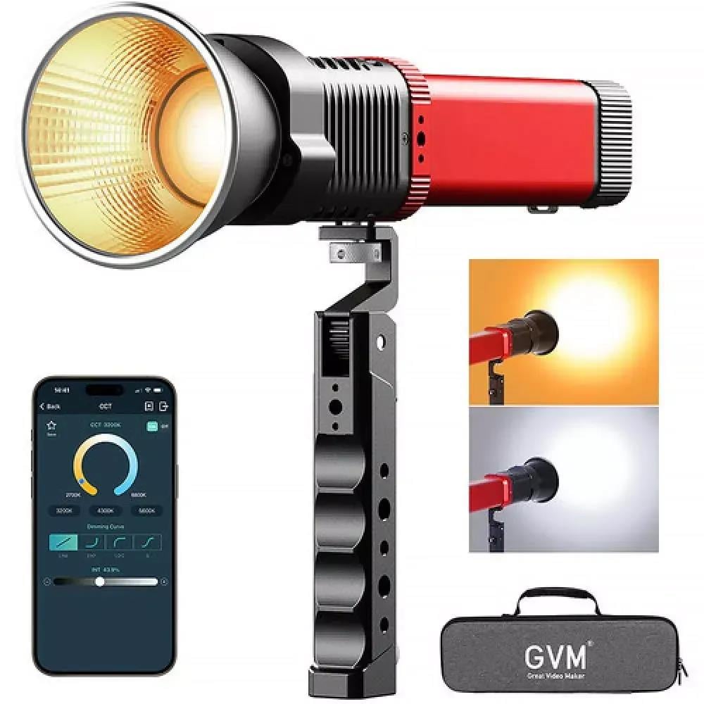 GVM PD60B 60W Bi-Color Dahili Akülü LED Işık