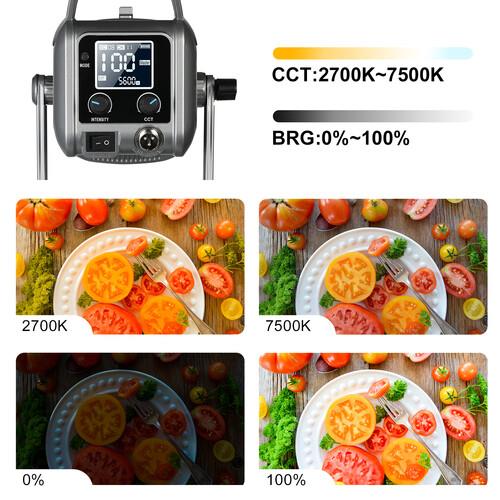 GVM PR150D Bi-Color LED Video Light Kit with Lantern Softbox