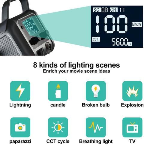 GVM PR150D Bi-Color LED Video Light Kit with Lantern Softbox