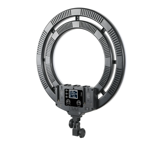 GVM-Ring18 50W High Power Bi-Color & RGB Ring Light Kit (18