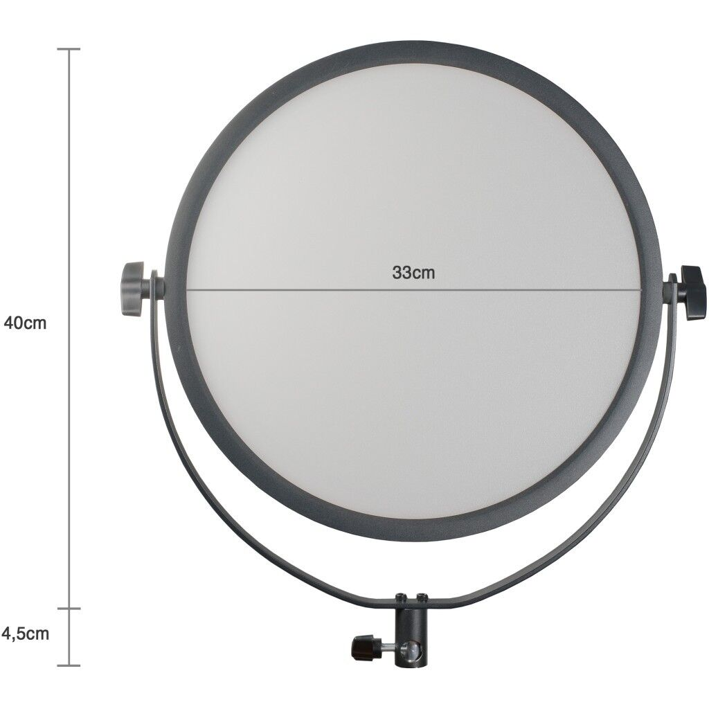 Herigo HR-PH360Bi 40cm 60W 2700K-6500K Bicolor LED Video Fotoğraf Işığı
