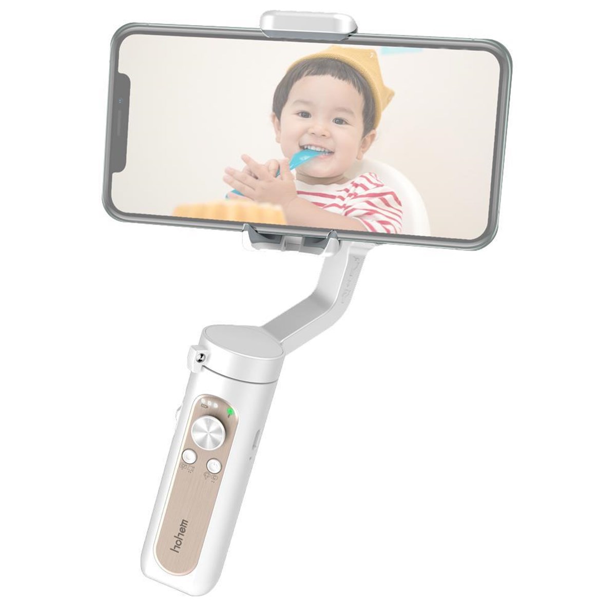 Hohem iSteady X 3 Axis Telefon Gimbal (Beyaz)