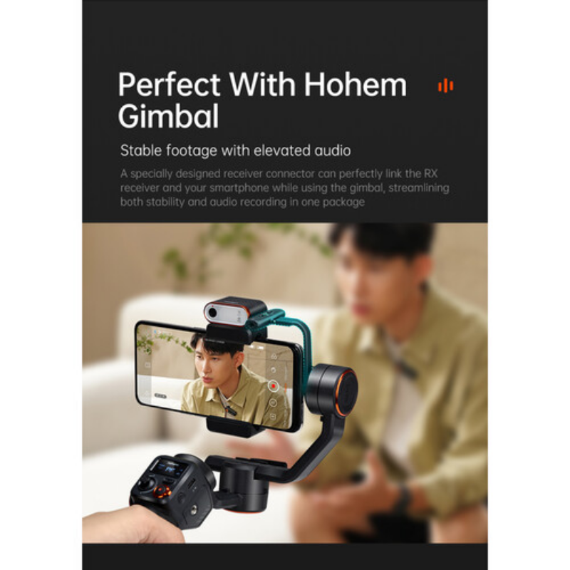 Hohem MIC-01 Wireless Yaka Mikrofonu (Lightning)