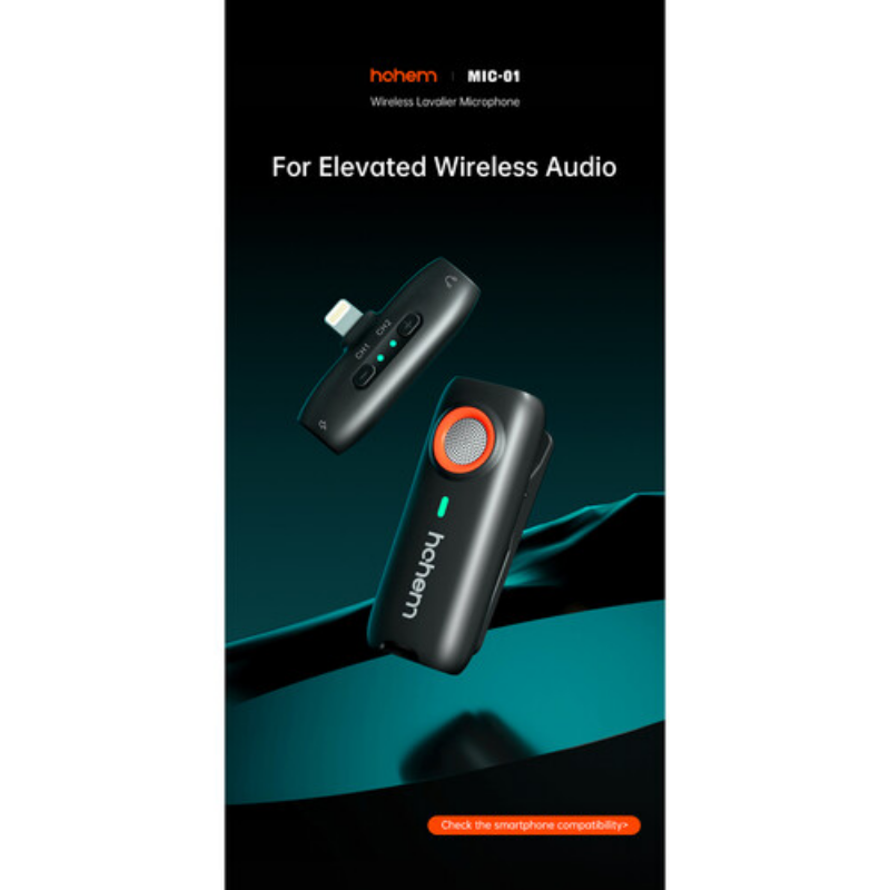 Hohem MIC-01 Wireless Yaka Mikrofonu (type-c)