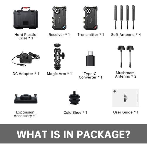 Hollyland Cosmo C1 SDI/HDMI Kablosuz Video İletim Sistemi