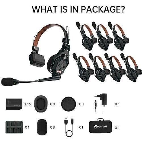 Hollyland Solidcom C1 PRO-8S Profesyonel Kablosuz Intercom Sistemi (8 Kullanıcı)