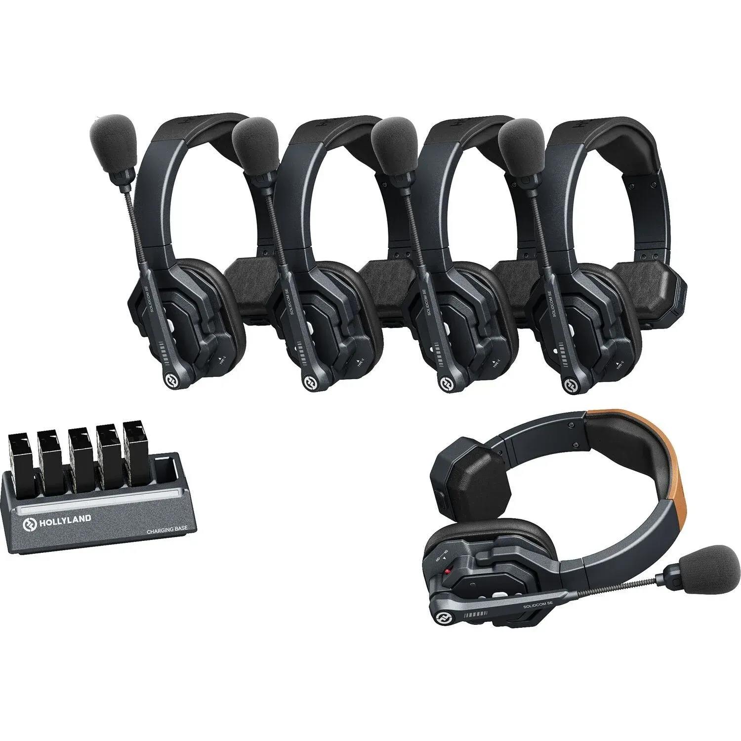 Hollyland Solidcom SE-5S Kablosuz Intercom Sistemi Global Version (5 Kullanıcı)