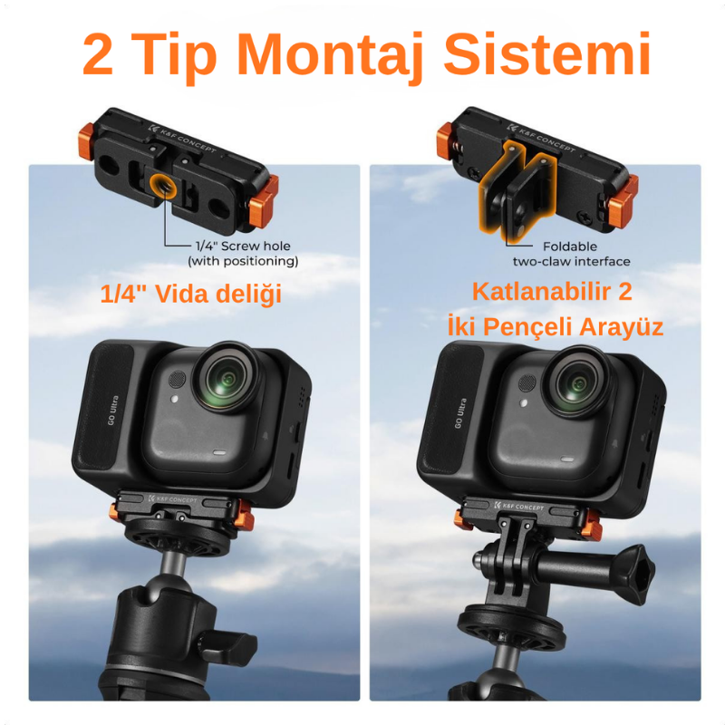 Insta360 GO Ultra Manyetik Katlanabilir Hızlı Çıkarma Adaptör