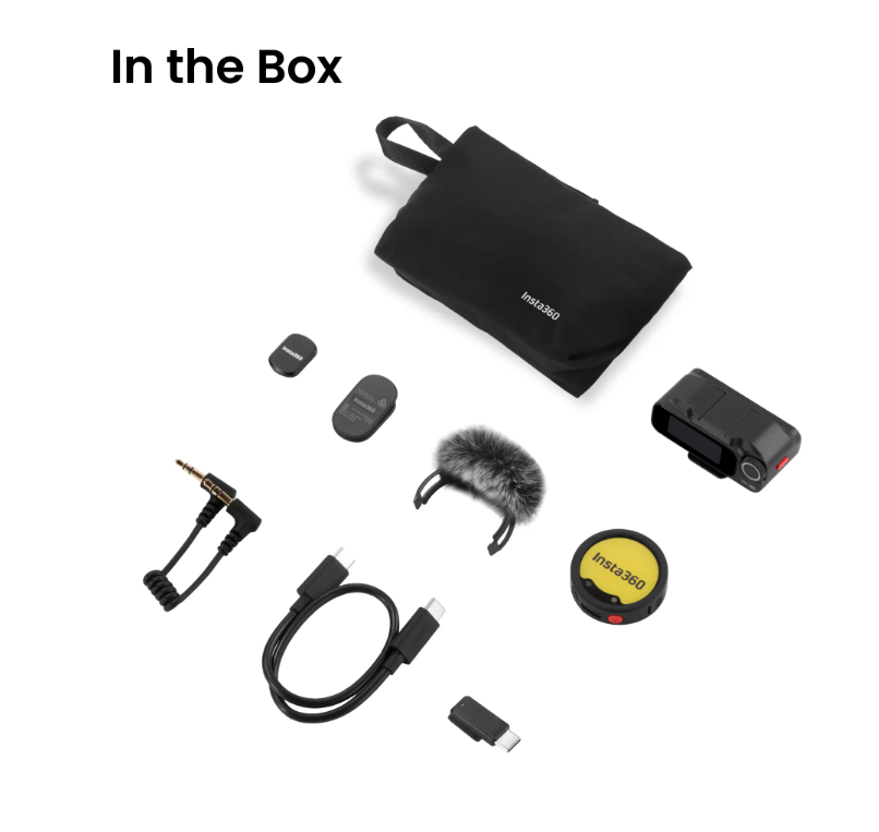 Insta360 Mic Pro Kablosuz Mikrofon Seti (1TX + 1RX)