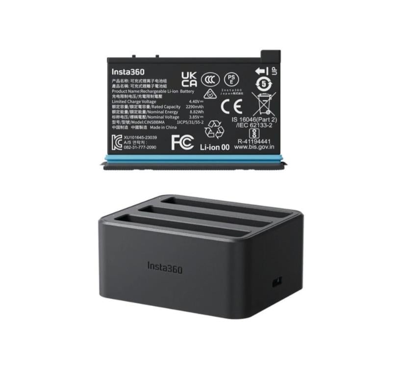 Insta360 X4 Fast Charge Hub + Battery Kit