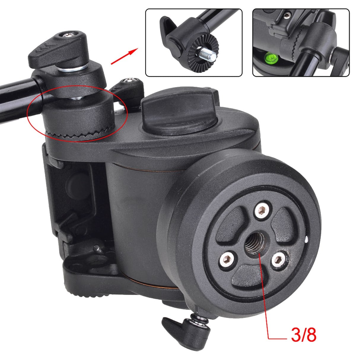 Jieyang JY0509D Video Tripod - Mandallı Kilit