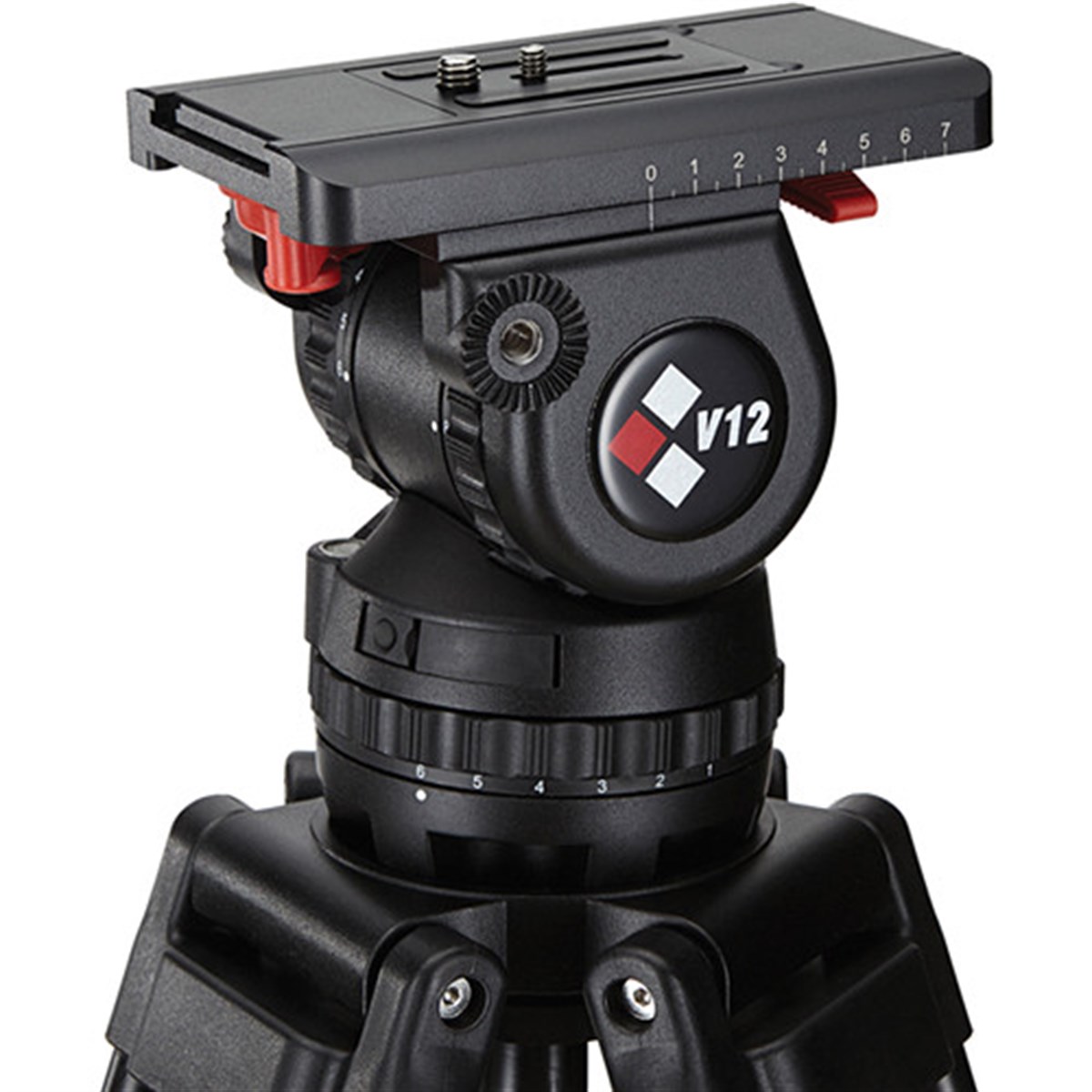 Jieyang JY8071D Professional V12 Tripod & Spreader Video Tripod