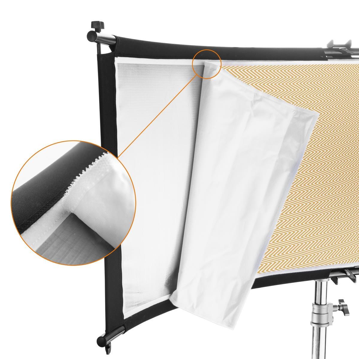 JINBEI  Pro 3-in-1 Konkav Reflektör Paneli 150x60cm