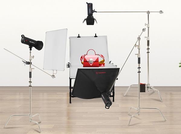 JINBEI CK-2  Krom Çelik Işık Standı