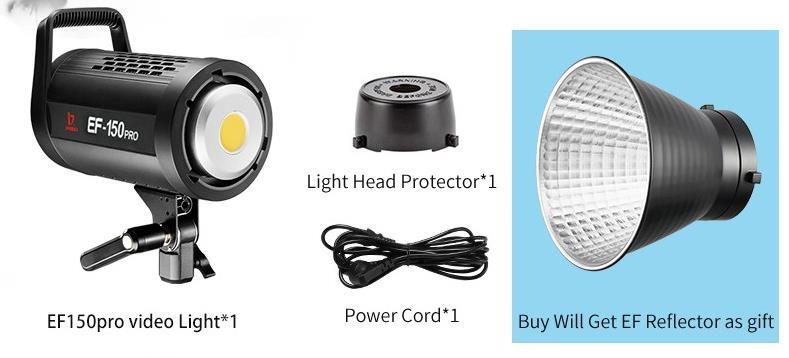 JINBEI EF-150pro COB LED Video Işığı 5500K