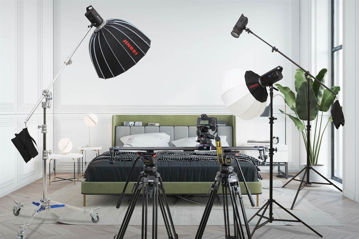 Jinbei EF-200Bi BiColor COB LED Video Işığı