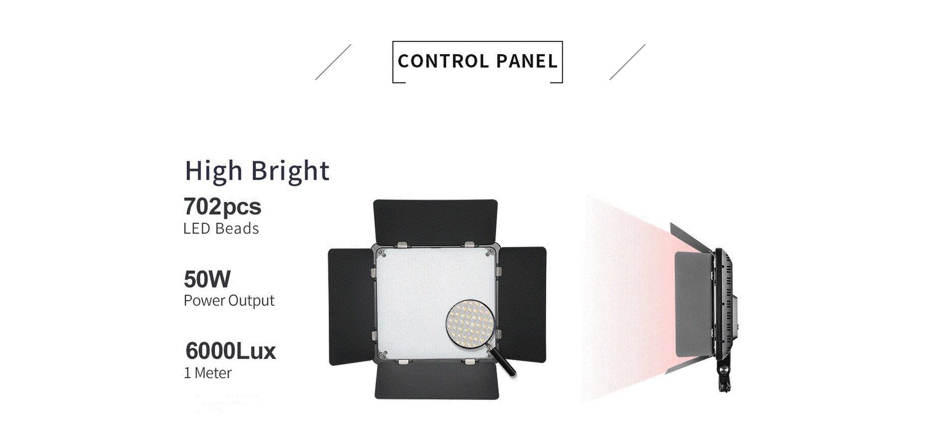 JINBEI EF-50 BiColor LED Panel Video Işığı