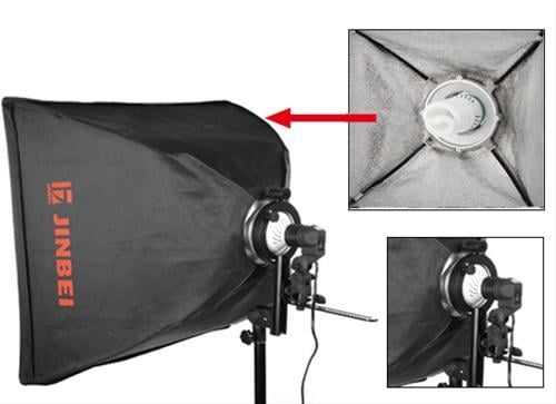 JINBEI ET-1  Taşınabilir Tepe Flaş Taşıyıcı Adaptörü Komütatör