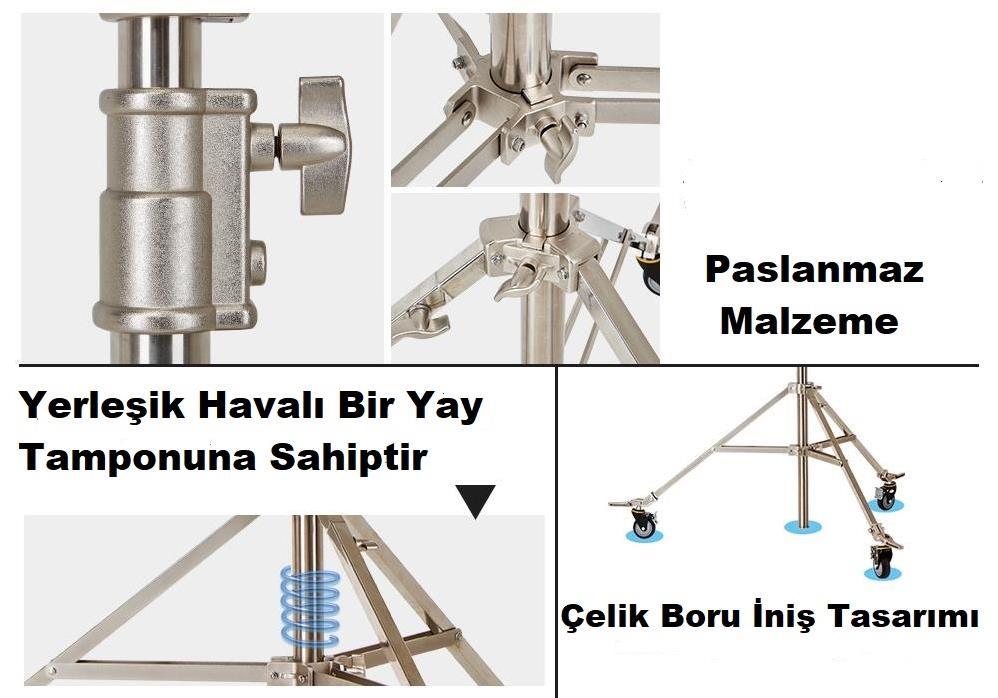 JINBEI JB-4200 Stüdyo Işık Standı Çelik