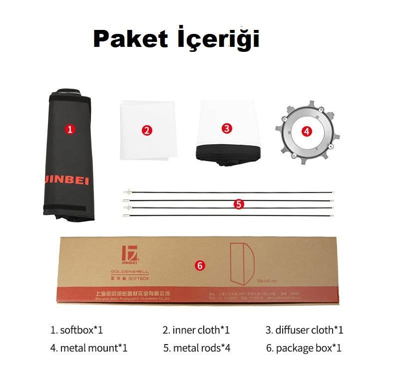 JINBEI M-80x120cm Softbox