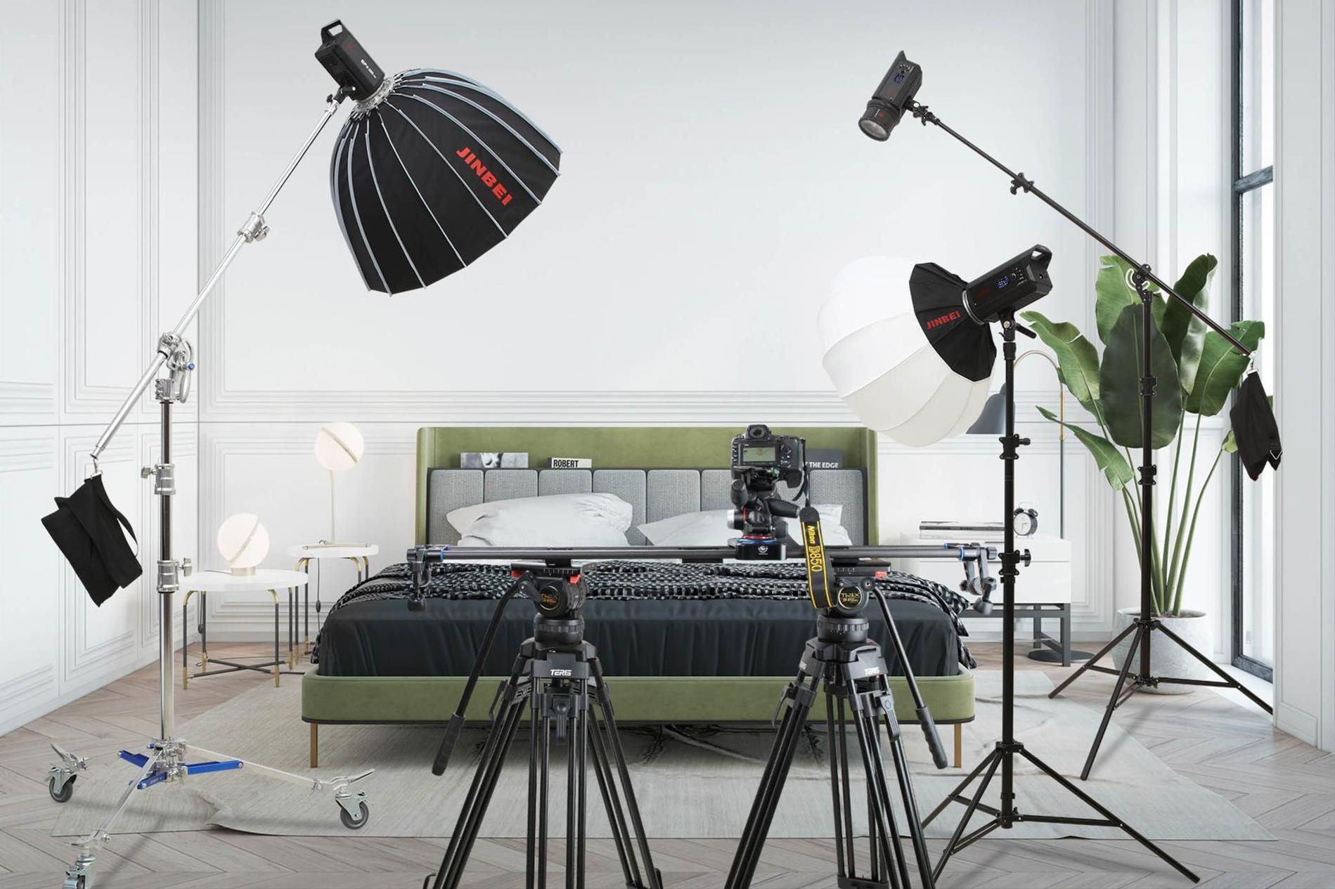 Jinbei MII-2-in-1 Profesyonel Boom  Işık Sehpası Alüminyum