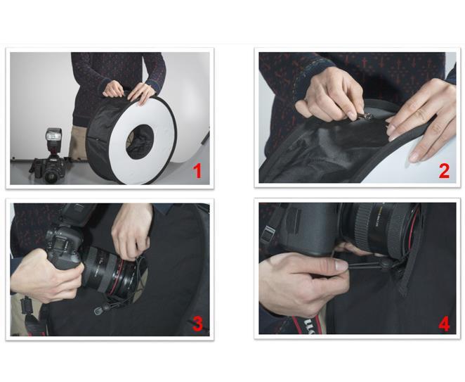 JINBEI Ring Softbox 45cm Tepe Flaşlar İçin