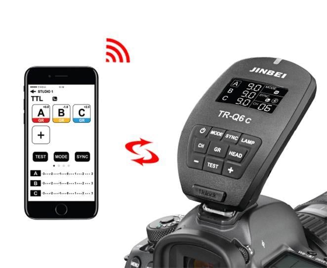 JINBEI TTL TR-Q6 Smart Bluetooth Trigger Sony Uyumlu