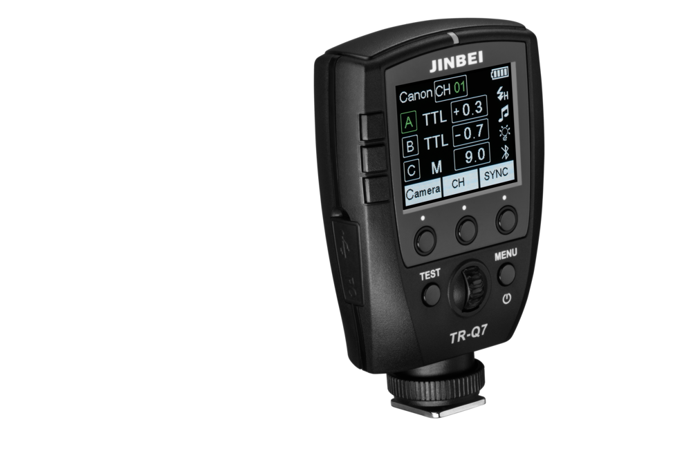 JINBEI TTL TR-Q7 Multi Bluetooth Trigger Tüm Kameralara Uyumlu