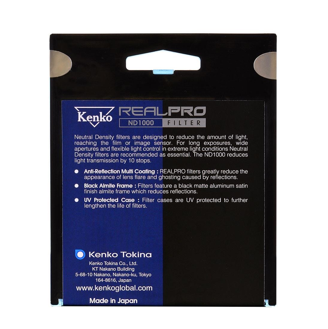 Kenko 52 mm Real Pro MC ND1000 Filtre