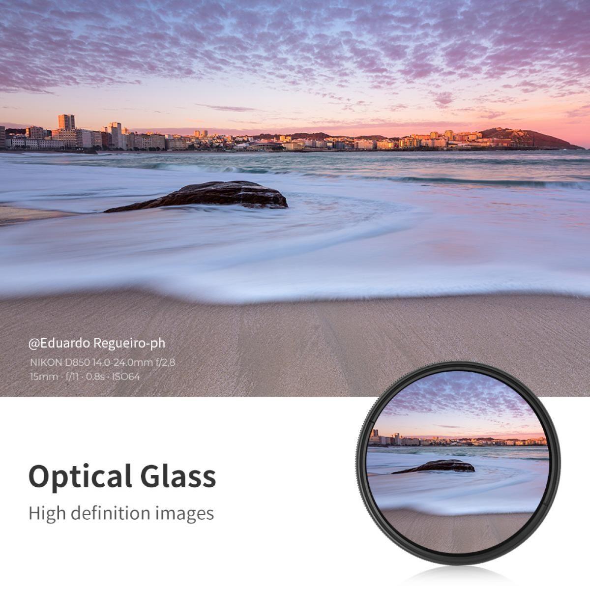 K&F Concept 43mm B-SERIES ND2-ND400 (1 ile 9 Stop) ND Filtre