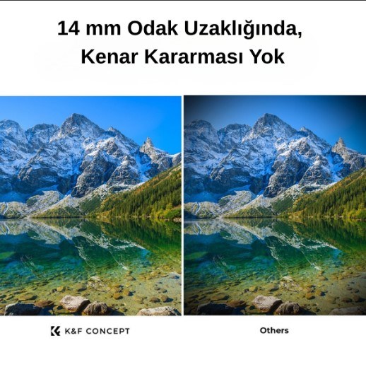 K&F Concept 58 mm CPL Lens Filtresi (Nano-C Serisi)
