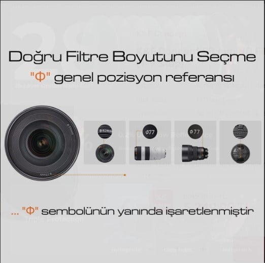 K&F Concept 58 mm ND Filtre ND2-400 Değişken (1-9 Stop)
