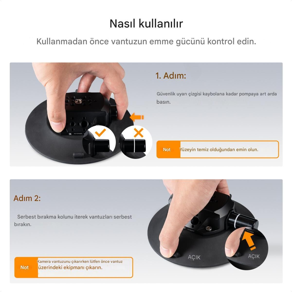 K&F Concept 6'' Suction Cup
