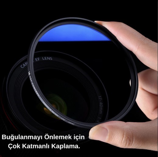 K&F Concept 67 mm UV Lens Filtresi (Nano-C Serisi)
