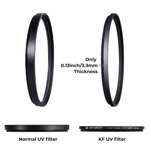 K&F Concept 67 mm UV Lens Filtresi (Nano-C Serisi)